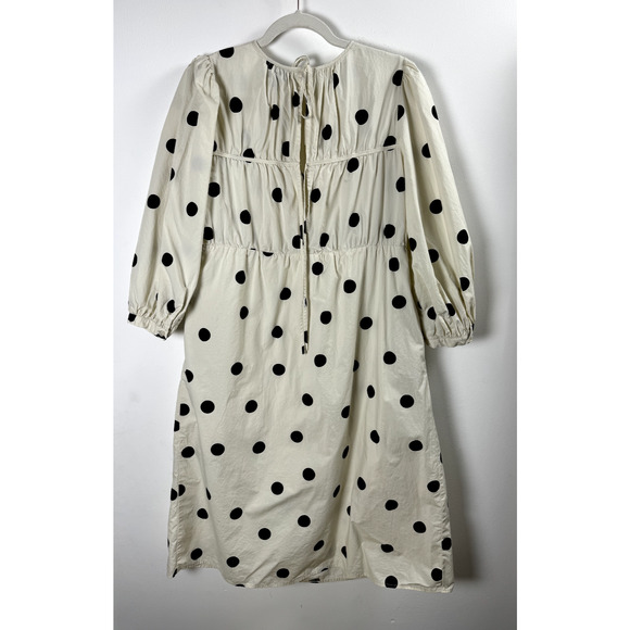Mod Preppy Coquette Prairiecore Farmcore Cottagecore Polka Dot Maxi Dress XS - Picture 7 of 10